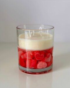 glass candle