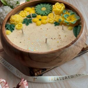 Wooden candelight candle :10001