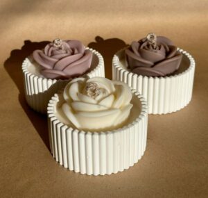 Rose Flower Candle : 10005