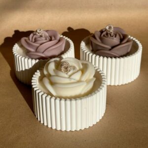 Rose Flower Candle : 10005
